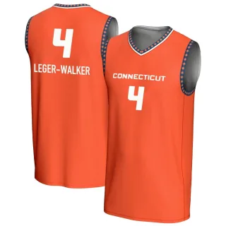 Men's Connecticut Sun Charlisse Leger-Walker Replica Orange Lightweight Jersey