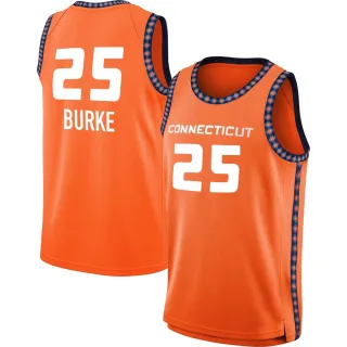 Men's Connecticut Sun Kennedy Burke Explorer Edition Victory Orange 2021 Jersey