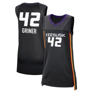 Women's Connecticut Sun Brittney Griner Black 2024 Rebel Edition Jersey