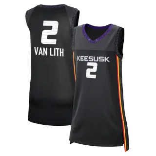 Women's Connecticut Sun Hailey Van Lith Black 2024 Rebel Edition Jersey