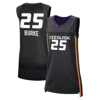 Women's Connecticut Sun Kennedy Burke Black 2024 Rebel Edition Jersey